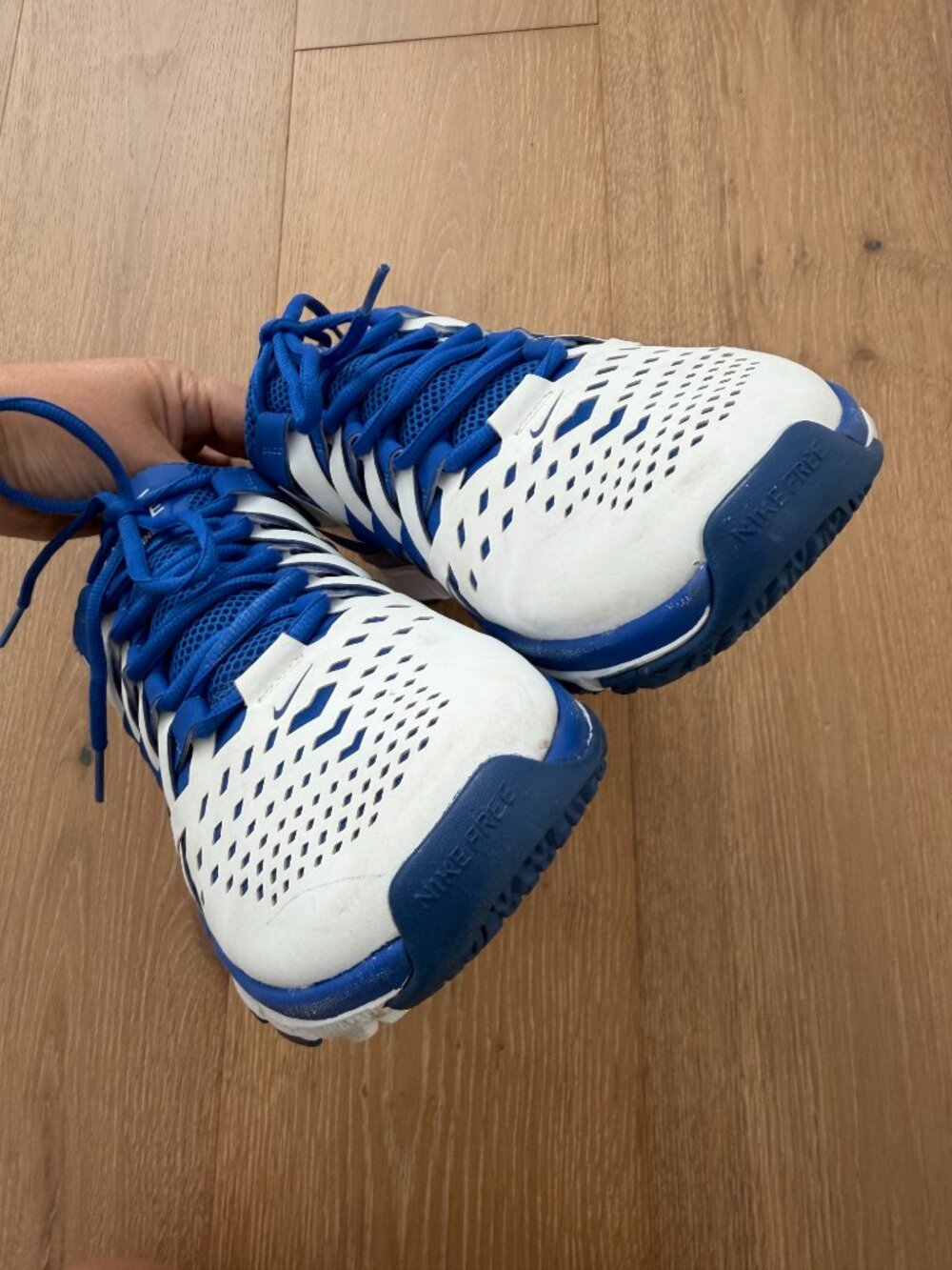 Nike Shoes Men 12 Free Trainer 5.0 TB Game Royal Blue White 579811-402 Sneakers - Picture 8 of 16